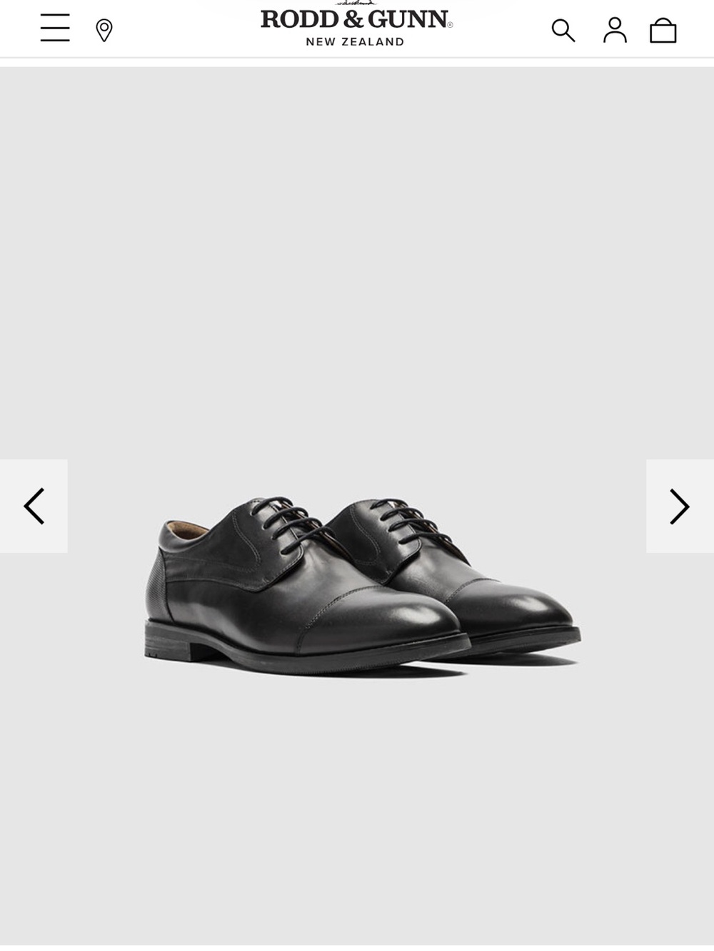 RODD & GUN Loburn Derby Shoe (Nero Multi)- Black